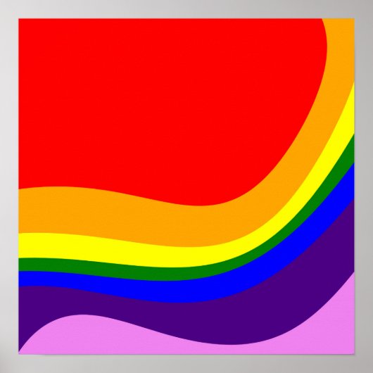 Regenboog Roy G Biv Poster (Voorkant)