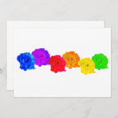 Regenboog Rozen Kaart (Voorkant / Achterkant)