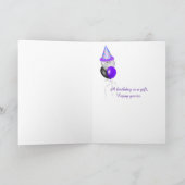 Regenboog Rozen voor de verjaardag Kaart (Binnen)