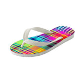 REGENBOOG RUIT KINDER TEENSLIPPERS (Schuin)