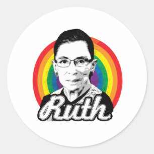 Regenboog Ruth - LGBT Politiek - Ronde Sticker