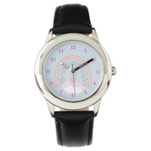 Regenboog RVS Horloge