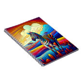 Regenboog Safari Zebra Notitieboek (Rechterzijde)