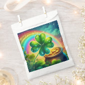 Regenboog Saint Patrick's Day klaver Bedankzakje (Geknipt)