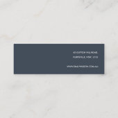 REGENBOOG SCANDI BLUSH HART OORBEL STUD DISPLAY MINI VISITEKAARTJE (Achterkant)