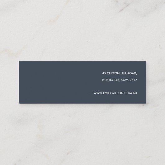 REGENBOOG SCANDI BLUSH HART OORBEL STUD DISPLAY MINI VISITEKAARTJE (Achterkant)