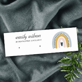 REGENBOOG SCANDI BLUSH HART OORBEL STUD DISPLAY MINI VISITEKAARTJE