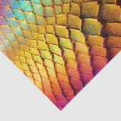 Regenboog schalen patroon decoupage tissuepapier (Detail)