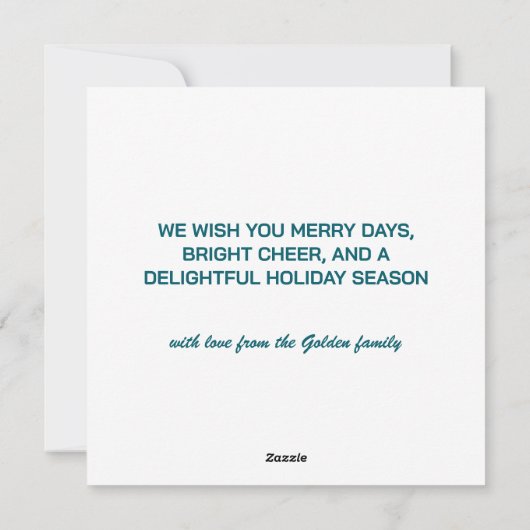 Regenboog Schattige Hand-getrokken Kleurrijk Aange Feestdagenkaart (Achterkant)