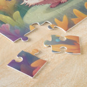 Regenboog Schattigee egel Legpuzzel (Zijkant)