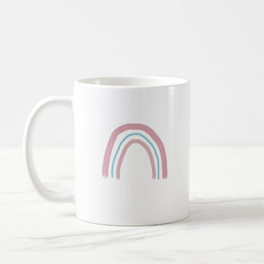 Regenboog Schilderen Koffiemok (Links)