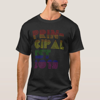 Regenboog schoolhoofd EST 2019 Nieuwe schoolhoofd  T-shirt