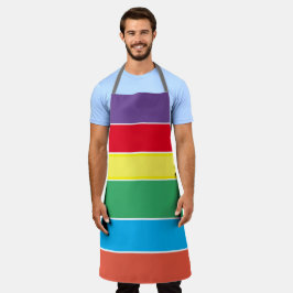 regenboog schort