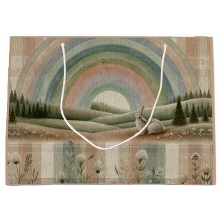 Regenboog Schotse ruit Groot Cadeauzakje