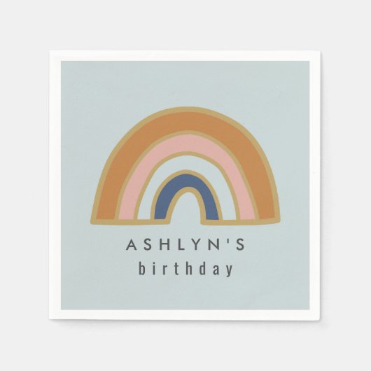  regenboog servet (Voorkant)