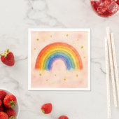 Regenboog Servetten. Servet (Insitu)