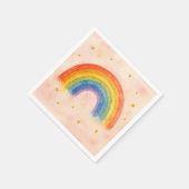 Regenboog Servetten. Servet (Hoek)