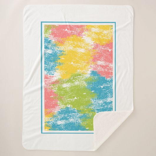 Regenboog Sherpa Deken (Voorkant)