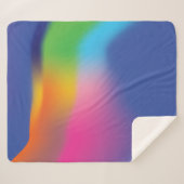 Regenboog Sherpa Deken (Voorkant (horizontaal))