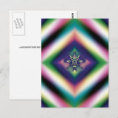 Regenboog sieraden briefkaart (Voorkant / Achterkant)