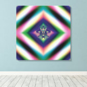 Regenboog Sieraden Canvas Afdruk (Insitu (Houten vloer))