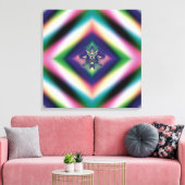Regenboog Sieraden Canvas Afdruk (Insitu (Woonkamer))
