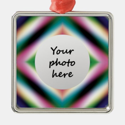 Regenboog Sieraden Metalen Ornament (Voorkant)