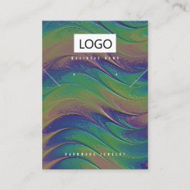 Regenboog Sieraden Oorbellen Ketting Display Kaart Visitekaartje