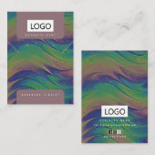 Regenboog Sieraden Oorbellen Ketting Display Kaart Visitekaartje (Voorkant / Achterkant)