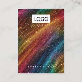 Regenboog Sieraden Oorbellen Ketting Display Kaart Visitekaartje