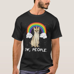 Regenboog Singapore Ew Mensen Eenhoorn Kat T-shirt