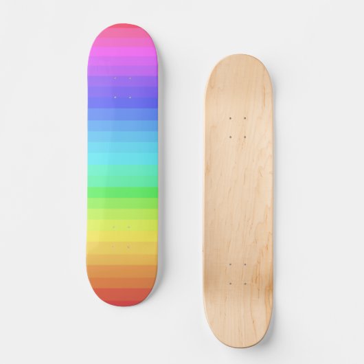 Regenboog Skateboard (Voorkant)