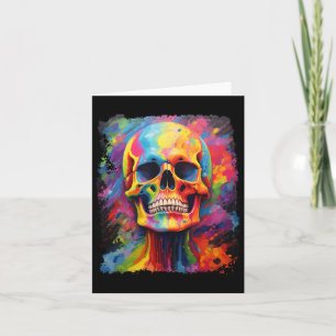 Regenboog Skelet Anatomie Eng Halloween Kaart