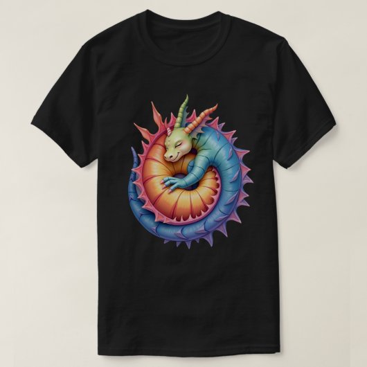 Regenboog Slaapster T-shirt (Design voorkant)