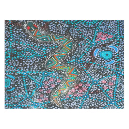 Regenboog Slang Aboriginal Art Tafelkleed