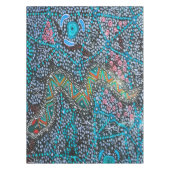 Regenboog Slang Aboriginal Art Tafelkleed (Voorkant)