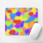  regenboog slokt abstract ontwerp op muismat (Met muis)