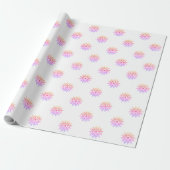Regenboog Sneeuwvlok Cadeaupapier (Uitgerold)