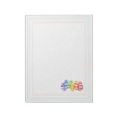 REGENBOOG SNOEP 11x8,5 Notitieblok (Linkerzijde)