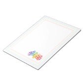 REGENBOOG SNOEP 11x8,5 Notitieblok (Schuin)