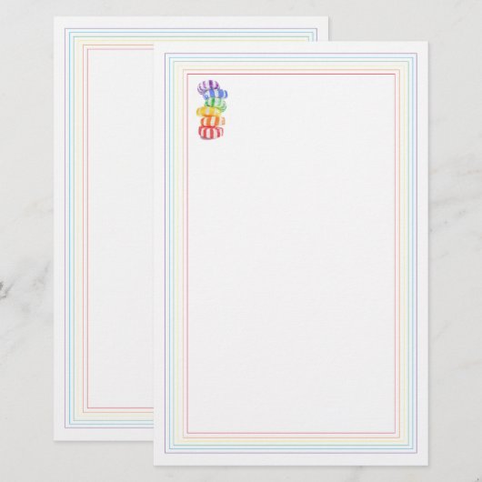 REGENBOOG SNOEP 5.5x8.5 Papier (Voorkant / Achterkant)
