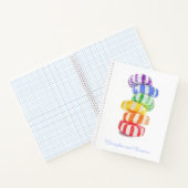 REGENBOOG SNOEP 8.5x11 spiraalvormig Notitieboek + (Binnen)