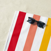 Regenboog snoep gestreepte strandlaken (In situ)