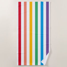 Regenboog snoep gestreepte strandlaken
