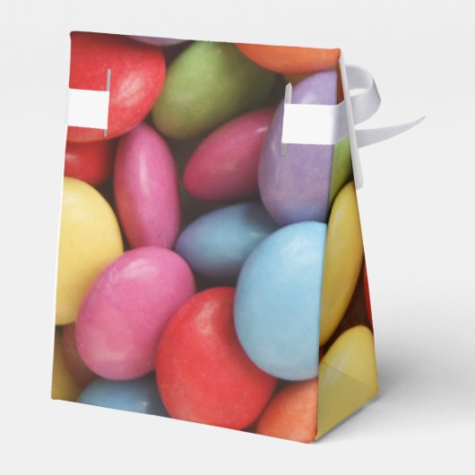 Regenboog snoep - gunst box bedankdoosjes (Achterkant)