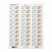 Regenboog Snoep Landhuis Etiket (Full Sheet)