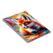 Regenboog Spark Fox Notitieboek (Rechterzijde)