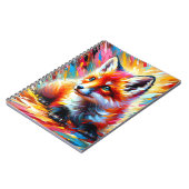 Regenboog Spark Fox Notitieboek (Linkerzijde)