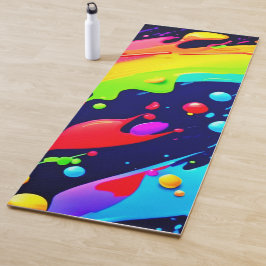 Regenboog Spat Kunst Yogamat
