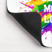 Regenboog Spetter Pride Maand Design Muismat (Hoek)